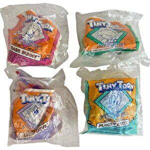 New Sealed McDonalds Happy Meal Tiny Toon Adventures Toys Warner Bros 1992 VTG